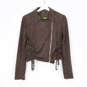 Lulu’s Suede Moto Jacket